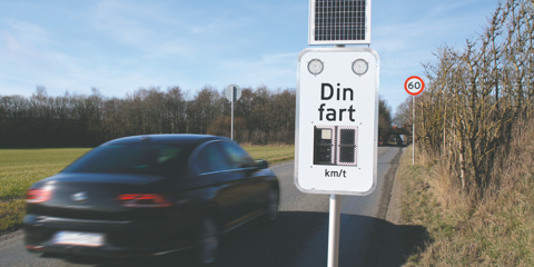 Fartvisere tager toppen af farten